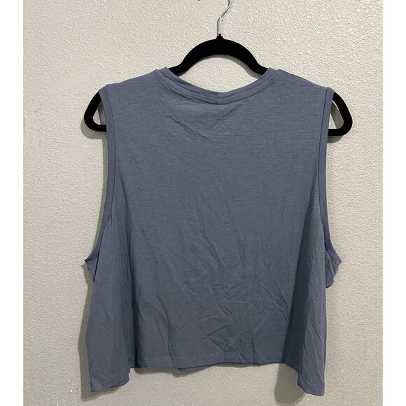 DRYMOVE™ BOXY SPORTS TANK TOP size Xtra Large, Pigeon blue melange Color - Picture 3 of 6